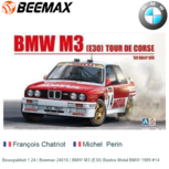 Bouwpakket 1:24 | Beemax 24016 | BMW M3 (E30) Bastos Motul BMW 1989 #14 Bouwpakket 1:24 | Beemax 24016 | BMW M3 (E30) Bastos Motul BMW 1989 #14