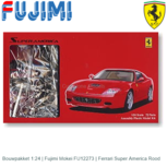 Bouwpakket 1:24 | Fujimi Mokei FU12273 | Ferrari Super America Rood Bouwpakket 1:24 | Fujimi Mokei FU12273 | Ferrari Super America Rood