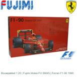Bouwpakket 1:20 | Fujimi Mokei FU 09045 | Ferrari F1-90 1990 Bouwpakket 1:20 | Fujimi Mokei FU 09045 | Ferrari F1-90 1990