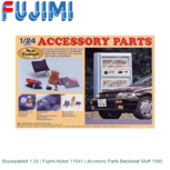 Bouwpakket 1:24 | Fujimi Mokei 11041 | Accesory Parts Backseat Stuff 1990 Bouwpakket 1:24 | Fujimi Mokei 11041 | Accesory Parts Backseat Stuff 1990