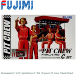 Bouwpakket 1:24 | Fujimi Mokei 11332 | Figuren Pit Crew Pitwall Stand Bouwpakket 1:24 | Fujimi Mokei 11332 | Figuren Pit Crew Pitwall Stand