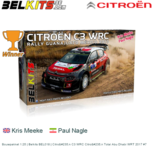 Bouwpakket 1:25 | Belkits BEL018 | Citroën C3 WRC Citroën Total Abu Dhabi WRT 2017 #7 Bouwpakket 1:25 | Belkits BEL018 | Citroën C3 WRC Citroën Total Abu Dhabi WRT 2017 #7