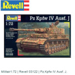 Militair1:72 | Revell 03122 | Pz.Kpfw IV Ausf. J. Militair1:72 | Revell 03122 | Pz.Kpfw IV Ausf. J.