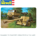 Bouwpakket 1:35 | Revell 03067 | Artillerie RSO/03 en 7.5cm pak40 Bouwpakket 1:35 | Revell 03067 | Artillerie RSO/03 en 7.5cm pak40