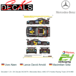 Decalset 1:24 | SK Decals SK24079 | Mercedes Benz AMG GT3 Haribo Racing Team 2016 #88 Decalset 1:24 | SK Decals SK24079 | Mercedes Benz AMG GT3 Haribo Racing Team 2016 #88