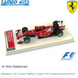Modelauto 1:43 | Tameo TMB025 | Ferrari F14T Scuderia Ferrari 2014 #7 Modelauto 1:43 | Tameo TMB025 | Ferrari F14T Scuderia Ferrari 2014 #7