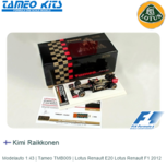 Modelauto 1:43 | Tameo TMB009 | Lotus Renault E20 Lotus Renault F1 2012 Modelauto 1:43 | Tameo TMB009 | Lotus Renault E20 Lotus Renault F1 2012