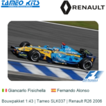 Bouwpakket 1:43 | Tameo SLK037 | Renault R26 2006 Bouwpakket 1:43 | Tameo SLK037 | Renault R26 2006