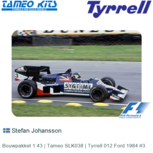 Bouwpakket 1:43 | Tameo SLK038 | Tyrrell 012 Ford 1984 #3 Bouwpakket 1:43 | Tameo SLK038 | Tyrrell 012 Ford 1984 #3