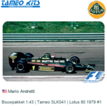 Bouwpakket 1:43 | Tameo SLK041 | Lotus 80 1979 #1 Bouwpakket 1:43 | Tameo SLK041 | Lotus 80 1979 #1