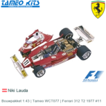 Bouwpakket 1:43 | Tameo WCT077 | Ferrari 312 T2 1977 #11 Bouwpakket 1:43 | Tameo WCT077 | Ferrari 312 T2 1977 #11