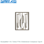Bouwpakket 1:43 | Tameo FT05 | Ruitenwisser Compasses Type B Bouwpakket 1:43 | Tameo FT05 | Ruitenwisser Compasses Type B