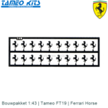 Bouwpakket 1:43 | Tameo FT19 | Ferrari Horse Bouwpakket 1:43 | Tameo FT19 | Ferrari Horse
