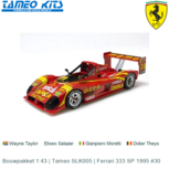 Bouwpakket 1:43 | Tameo SLK005 | Ferrari 333 SP 1995 #30 Bouwpakket 1:43 | Tameo SLK005 | Ferrari 333 SP 1995 #30