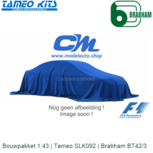 Bouwpakket 1:43 | Tameo SLK092 | Brabham BT42/3 Bouwpakket 1:43 | Tameo SLK092 | Brabham BT42/3