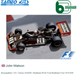 Bouwpakket 1:43 | Tameo SLK095 | Brabham BT42 Ford Brabham Ford 1974 #28 Bouwpakket 1:43 | Tameo SLK095 | Brabham BT42 Ford Brabham Ford 1974 #28