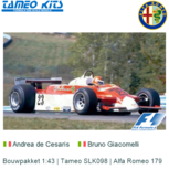 Bouwpakket 1:43 | Tameo SLK098 | Alfa Romeo 179 Bouwpakket 1:43 | Tameo SLK098 | Alfa Romeo 179