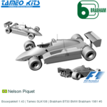 Bouwpakket 1:43 | Tameo SLK108 | Brabham BT50 BMW Brabham 1981 #5 Bouwpakket 1:43 | Tameo SLK108 | Brabham BT50 BMW Brabham 1981 #5