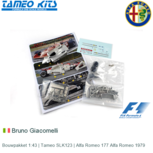 Bouwpakket 1:43 | Tameo SLK123 | Alfa Romeo 177 Alfa Romeo 1979 Bouwpakket 1:43 | Tameo SLK123 | Alfa Romeo 177 Alfa Romeo 1979