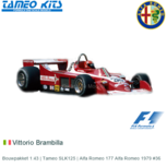 Bouwpakket 1:43 | Tameo SLK125 | Alfa Romeo 177 Alfa Romeo 1979 #36 Bouwpakket 1:43 | Tameo SLK125 | Alfa Romeo 177 Alfa Romeo 1979 #36