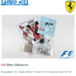 Bouwpakket 1:43 | Tameo TMK437 | Ferrari 312 T2 Scuderia Ferrari 1977 #21 Bouwpakket 1:43 | Tameo TMK437 | Ferrari 312 T2 Scuderia Ferrari 1977 #21