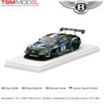 Modelauto 1:43 | TSM TSM164301 | Bentley Continental GT3 Bentley Motors 2015 #85 Modelauto 1:43 | TSM TSM164301 | Bentley Continental GT3 Bentley Motors 2015 #85