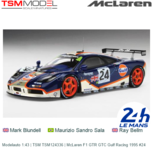 Modelauto 1:43 | TSM TSM124336 | McLaren F1 GTR GTC Gulf Racing 1995 #24 Modelauto 1:43 | TSM TSM124336 | McLaren F1 GTR GTC Gulf Racing 1995 #24