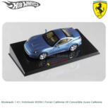 Modelauto 1:43 | Hotwheels N5594 | Ferrari California V8 Convertible Azure California Modelauto 1:43 | Hotwheels N5594 | Ferrari California V8 Convertible Azure California