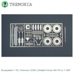 Bouwpakket 1:18 | Tremonia 12390 | Detailkit Ferrari 348 TB no 1 1987 Bouwpakket 1:18 | Tremonia 12390 | Detailkit Ferrari 348 TB no 1 1987