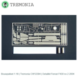 Bouwpakket 1:18 | Tremonia CW12394 | Detailkit Ferrari F430 no 2 2004 Bouwpakket 1:18 | Tremonia CW12394 | Detailkit Ferrari F430 no 2 2004