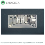 Bouwpakket 1:18 | Tremonia CW13443 | Detailkit Maserati MC 12 2004 Bouwpakket 1:18 | Tremonia CW13443 | Detailkit Maserati MC 12 2004