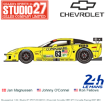 Bouwpakket 1:24 | Studio 27 ST27-CC2401C | Chevrolet Corvette C6R GT1 Corvette Racing 2007 #63 Bouwpakket 1:24 | Studio 27 ST27-CC2401C | Chevrolet Corvette C6R GT1 Corvette Racing 2007 #63