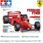 Bouwpakket 1:20 | Tamiya 20045 | Ferrari F310b 1997 Bouwpakket 1:20 | Tamiya 20045 | Ferrari F310b 1997