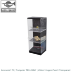 Accesoire1:72 | Trumpeter TRU-09847 | Vitrine 3 Lagen Zwart / Transparant Accesoire1:72 | Trumpeter TRU-09847 | Vitrine 3 Lagen Zwart / Transparant