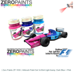 | Zero Paints ZP-1656 | Airbrush Paint Set 3x30ml Light & Dark Blue + Pink | Zero Paints ZP-1656 | Airbrush Paint Set 3x30ml Light & Dark Blue + Pink