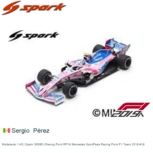 Modelauto 1:43 | Spark S6085 | Racing Point RP19 Mercedes SportPesa Racing Point F1 Team 2019 #19 Modelauto 1:43 | Spark S6085 | Racing Point RP19 Mercedes SportPesa Racing Point F1 Team 2019 #19