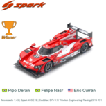 Modelauto 1:43 | Spark 43SE19 | Caddilac DPi-V.R Whelen Engineering Racing 2019 #31 Modelauto 1:43 | Spark 43SE19 | Caddilac DPi-V.R Whelen Engineering Racing 2019 #31