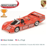 Modelauto 1:43 | Minichamps 400856508 | Porsche 962 IMSA 1985 #8 Modelauto 1:43 | Minichamps 400856508 | Porsche 962 IMSA 1985 #8