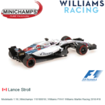 Modelauto 1:18 | Minichamps 110180018 | Williams FW41 Williams Martini Racing 2018 #18 Modelauto 1:18 | Minichamps 110180018 | Williams FW41 Williams Martini Racing 2018 #18