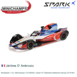 Modelauto 1:43 | Minichamps 414180064 | Spark RT Mahindra Mahindra Racing 2018 #64 Modelauto 1:43 | Minichamps 414180064 | Spark RT Mahindra Mahindra Racing 2018 #64