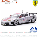 Modelauto 1:43 | Red Line Models RL008 | Ferrari F360 Modena GT RISI 2003 #95 Modelauto 1:43 | Red Line Models RL008 | Ferrari F360 Modena GT RISI 2003 #95