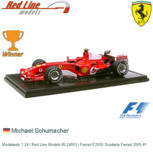 Modelauto 1:24 | Red Line Models RL24002 | Ferrari F2005 Scuderia Ferrari 2005 #1 Modelauto 1:24 | Red Line Models RL24002 | Ferrari F2005 Scuderia Ferrari 2005 #1