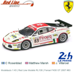 Modelauto 1:43 | Red Line Models RL136 | Ferrari F430 GT 2007 #83 Modelauto 1:43 | Red Line Models RL136 | Ferrari F430 GT 2007 #83