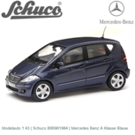 Modelauto 1:43 | Schuco B66961984 | Mercedes Benz A Klasse Blauw Modelauto 1:43 | Schuco B66961984 | Mercedes Benz A Klasse Blauw