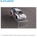 1:18 | Atlantic 20039 | Vitrine Support Lameramp Transparant 1:18 | Atlantic 20039 | Vitrine Support Lameramp Transparant