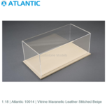 1:18 | Atlantic 10014 | Vitrine Maranello Leather Stitched Beige 1:18 | Atlantic 10014 | Vitrine Maranello Leather Stitched Beige
