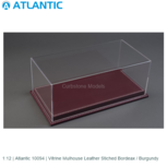 1:12 | Atlantic 10094 | Vitrine Mulhouse Leather Stiched Bordeax / Burgundy 1:12 | Atlantic 10094 | Vitrine Mulhouse Leather Stiched Bordeax / Burgundy