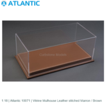 1:18 | Atlantic 10071 | Vitrine Mulhouse Leather stitched Marron / Brown 1:18 | Atlantic 10071 | Vitrine Mulhouse Leather stitched Marron / Brown