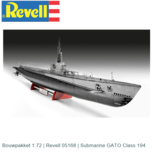 Bouwpakket 1:72 | Revell 05168 | Submarine GATO Class 194 Bouwpakket 1:72 | Revell 05168 | Submarine GATO Class 194