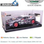 Modelauto 1:18 | Solido soli118001 | Aston Martin DBR9 2007 #59 Modelauto 1:18 | Solido soli118001 | Aston Martin DBR9 2007 #59